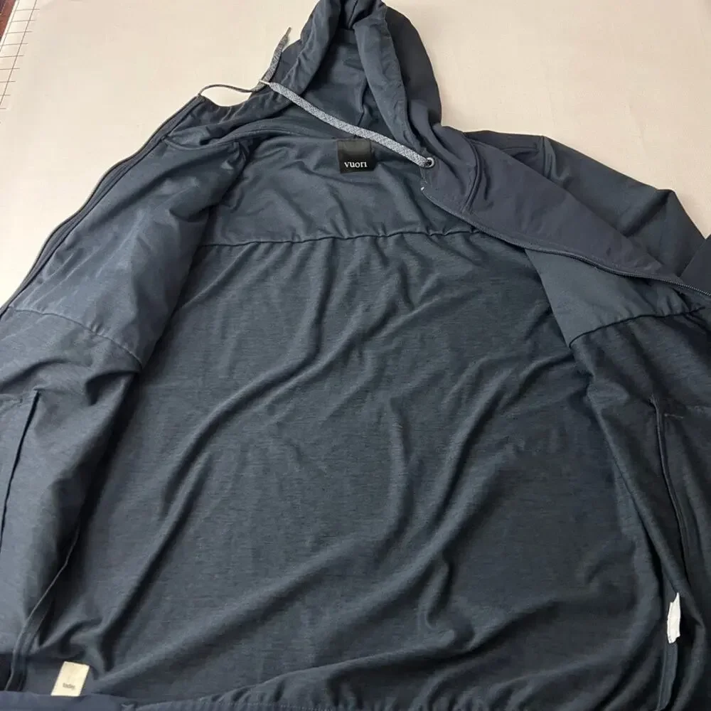 Vuori Sunday Element Jacket Men Size Medium Blue